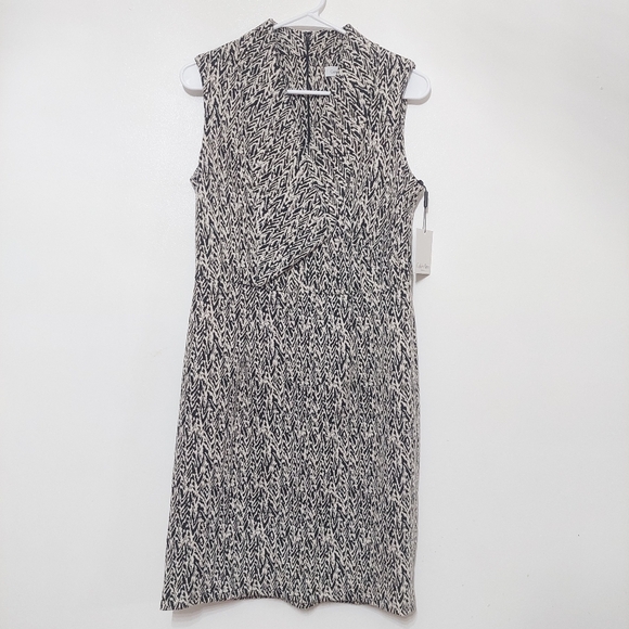 NWT Calvin Klein Designer Minimalist  Midi Dress Size 10 Church Workwear - Picture 3 of 10